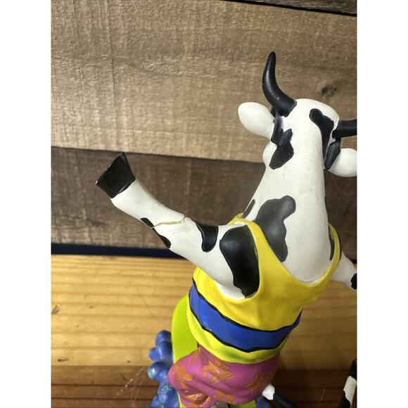 Vintage 2002 Retired Cow Parade Cowabunga Limited Edition -flaw - Picture 5 of 6